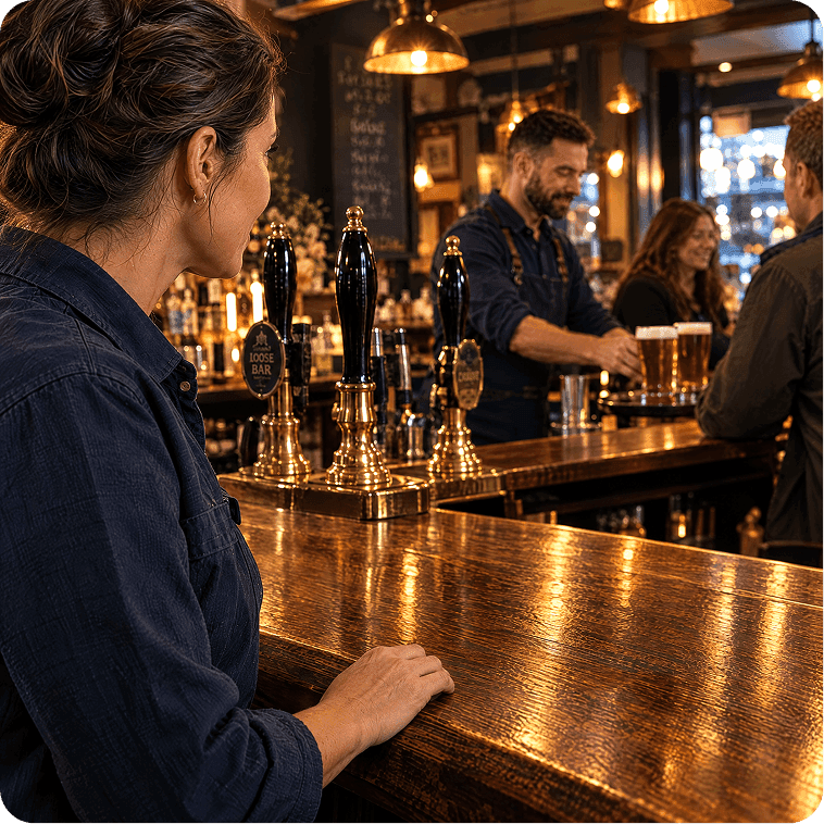 Pubs. See the whole shift.