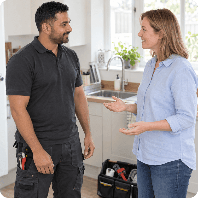 Electricians and plumbers